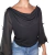 blusa meia taça com fendas