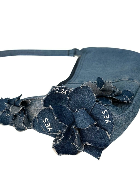 Bolsa flor jeans - comprar online