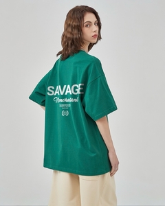 Camiseta Oversized 'Savage Forest Green' 275g na internet