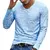 primavera dos homens de manga longa t-shirts com decote em v preto t camisa - isaac top