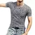 primavera dos homens de manga longa t-shirts com decote em v preto t camisa - isaac top