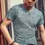 primavera dos homens de manga longa t-shirts com decote em v preto t camisa