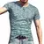 primavera dos homens de manga longa t-shirts com decote em v preto t camisa - isaac top