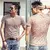 primavera dos homens de manga longa t-shirts com decote em v preto t camisa