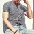 primavera dos homens de manga longa t-shirts com decote em v preto t camisa - isaac top