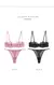 Lingerie erótica conjunto de roupa interior feminina sexy sutiã de renda femin - isaac top