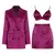 Twotwinstyle casual conjunto de três peças para as mulheres com decote em v se - loja online