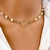 Chocker Pérolas Tifany e Coração