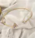 Chocker Aro liso com ponta de zircônia