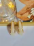 Argola Resinada - Off White - loja online