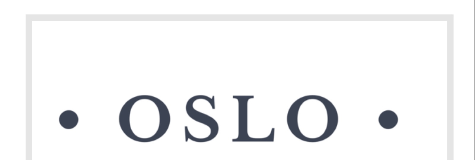 Oslo indumentaria