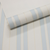 Papel de Parede Vinílico Listras Azul c/ Dourado Ideale na internet