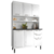 Cozinha Completa Compacta Pratika 6 Portas 2 Gavetas Branca Itatiaia - Branco