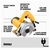 Serra Mármore 1400W 13.000 RPM 127V DW862 DEWALT - comprar online