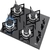 Fischer Cooktop Gás 4 Bocas Mesa Vidro Preta Bivolt 1519-5713 BIVOLT 1519-5713
