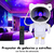 Astronauta Proyector Galaxia Estrellas Lampara Luz Estructura Light Pantalla Remote Control - comprar online