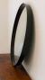 Espejo redondo moderno de hierro 60 cm negro - Di NaPoli Deco