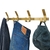 Perchero de pared de hierro moderno J 4 perchas dorado - comprar online