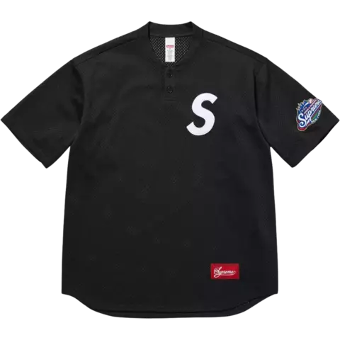 Camisa Supreme S Logo Baseball Henley