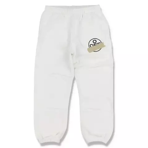 Off White Tape arrow Slim Sweatpant White Beige Off