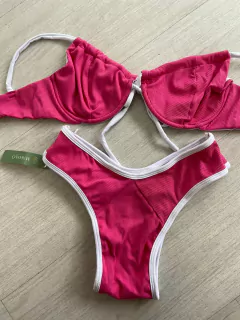 Biquíni Retrô Amarração Rosa