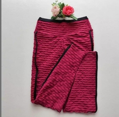 Calça Jacquard Marsala