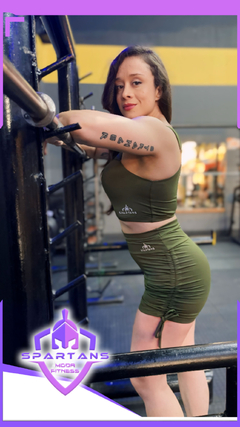Conjunto Short SPARTANS c/ cadarço lateral - SPARTANS MODA FITNESS