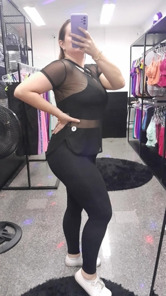 Blusa Tulê manga curta - loja online