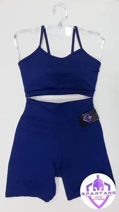 Conjunto Short Poliamida Canelado na internet