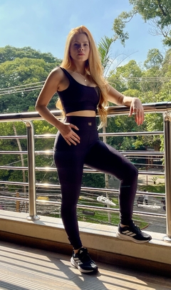 Conjunto Calça Poliamida Canelado