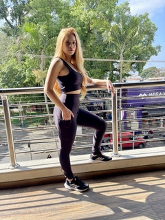 Conjunto Calça Poliamida Canelado na internet