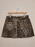 Pollera Jeans Animal Print
