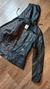Campera de cuero con capucha - tienda online