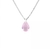 COLAR PONTO DE LUZ ZIRCONIA ROSA BEBE - comprar online