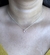COLAR PONTO DE LUZ ZIRCONIA ROSA BEBE