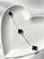 Pulseira Trevos Black - Prata 925 na internet