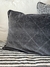 Almohadón Terciopelo Rombos 60x40 - Negro en internet