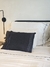 Almohadón Lino Flecos 60x40 - Negro - Concepto Fusión
