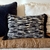Almohadón Lana Fantasia Flecos 60X40 - Gris y Negro - comprar online
