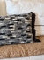 Almohadón Lana Fantasia Flecos 60X40 - Gris y Negro en internet