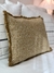 Almohadón Lana Boucle con Flecos 60x40- Mostaza - Concepto Fusión
