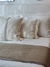 Pillow Reversible Matelasse Rayas -Terciopelo Taupe + Tusor Rayado en internet