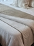 Pillow Reversible Matelasse Rayas -Terciopelo Taupe + Tusor Rayado