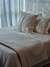 Pillow Reversible Matelasse Rayas -Terciopelo Taupe + Tusor Rayado en internet