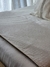 Pillow Reversible Matelasse Rayas -Terciopelo Taupe + Tusor Rayado - tienda online