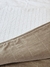 Pillow Reversible Matelasse Rayas -Terciopelo Taupe + Tusor Rayado en internet