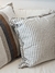 Almohadón Canvas Flecos - Raya Gris - tienda online