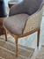 Silla Grace Con Brazos - Lino y Rafia - tienda online