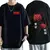 Camiseta Unissex Oversized Tokyo Lily Anime Japonês Graphic Print