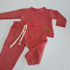 Conjunto friza botones - Rojo
